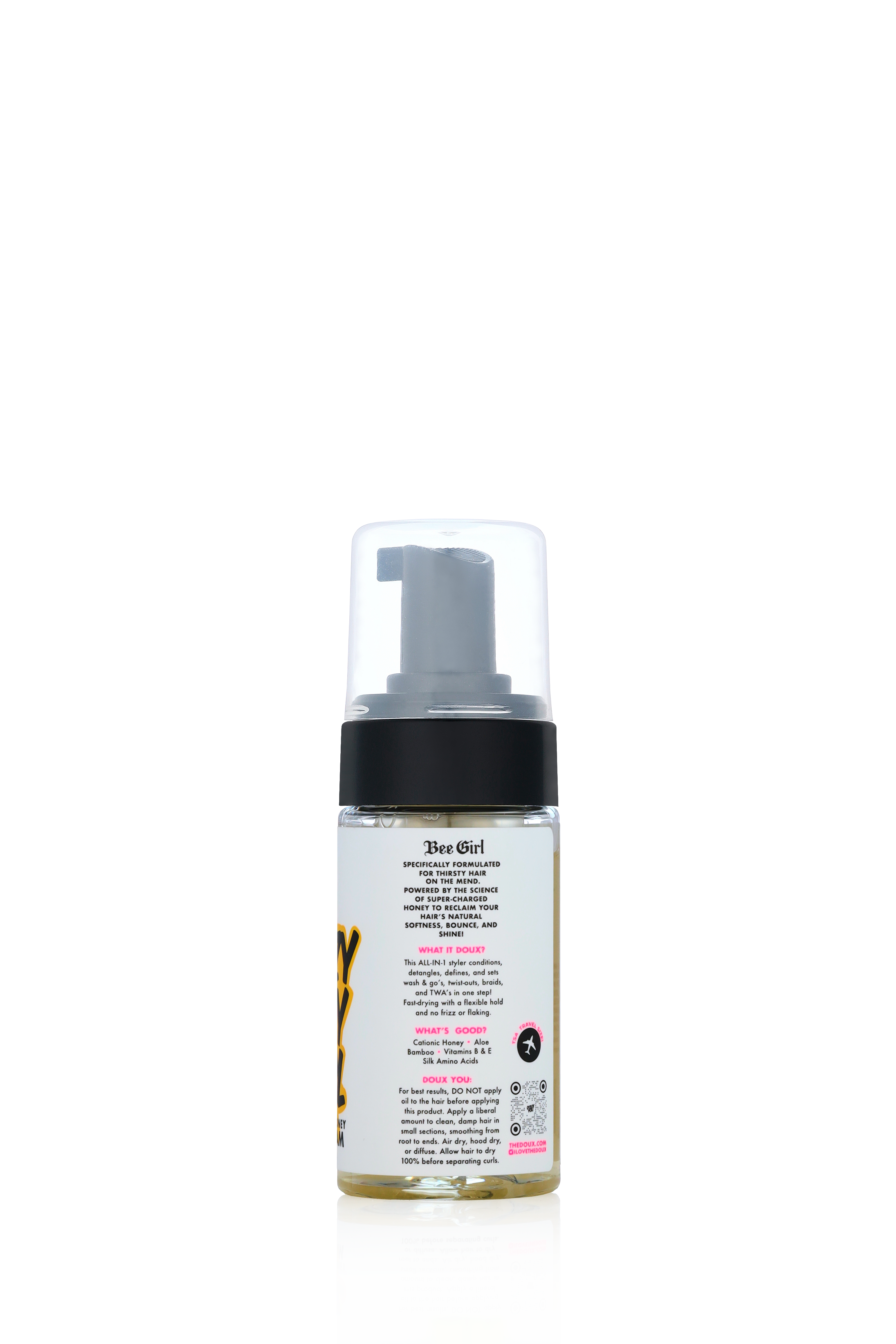 CRAZYSEXYCURL Honey Setting Foam - Travel Size 3.4oz